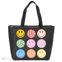 Volleyball Mom Game Day Tote Bag thumb 0