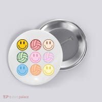 Volleyball Mom Game Day Button thumb 0