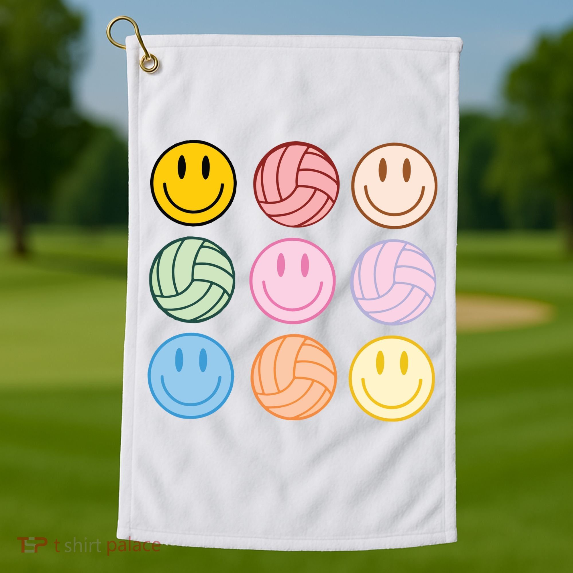 Volleyball Mom Game Day Golf Towel