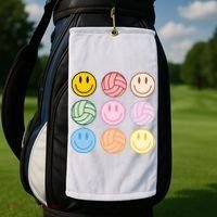 Volleyball Mom Game Day Golf Towel thumb 2