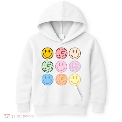 Volleyball Mom Game Day Kids Hoodie