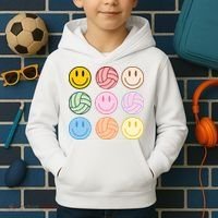 Volleyball Mom Game Day Kids Hoodie thumb 2