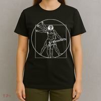 Vitruvian Man Guitar Music Player Da Vinci Guitarist Gift T-Shirt thumb 4