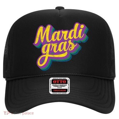 Vintage Mardi Gras Gift Retro Masquerade Costume Bead Parade Gift Hat