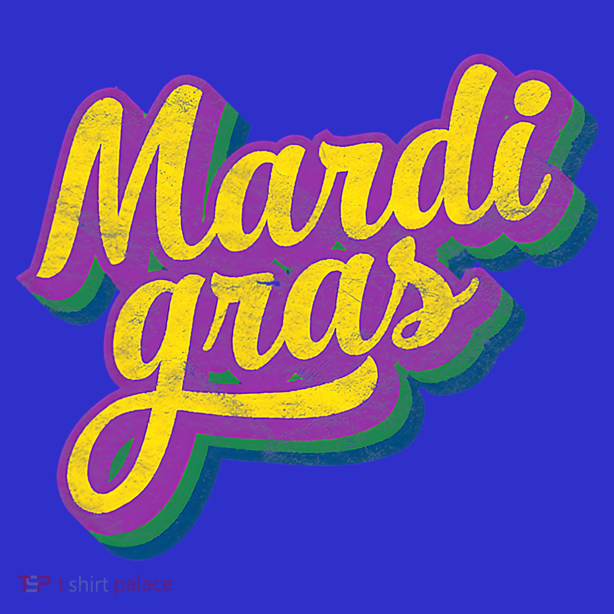 Vintage Mardi Gras Gift Retro Masquerade Costume Bead Parade Gift T-Shirt