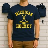 Vintage Michigan Hockey T-Shirt thumb 6