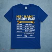 Vintage Mechanic Hourly Rate Gifts Labor Rates T-Shirt thumb 5