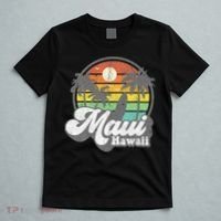 Vintage Maui Hawaii Hawaiian Beach Surfing 70s Surf Gift T-Shirt thumb 5