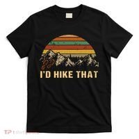 Vintage Mountain Hiking Boots Id Hike That Adventure Hikers T-Shirt thumb 0