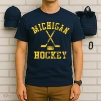 Vintage Michigan Hockey T-Shirt thumb 6