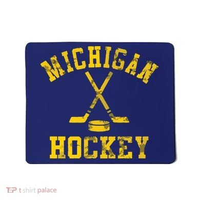 Vintage Michigan Hockey Mousepad