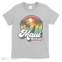 Vintage Maui Hawaii Hawaiian Beach Surfing 70's Surf Gift T-Shirt thumb 0