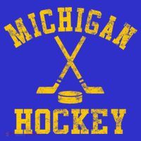 Vintage Michigan Hockey Gift T-Shirt thumb 7
