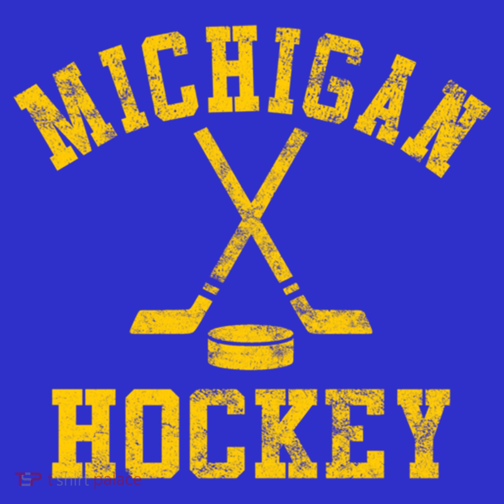 Vintage Michigan Hockey Gift T-Shirt