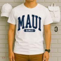 Vintage Maui Hawaii Distressed Retro Beach Vacation T-Shirt thumb 6