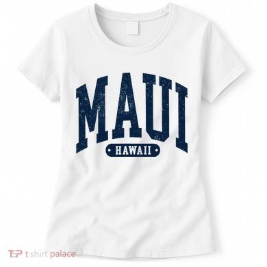 Vintage Maui Hawaii Distressed Retro Beach Vacation Women's T-Shirt