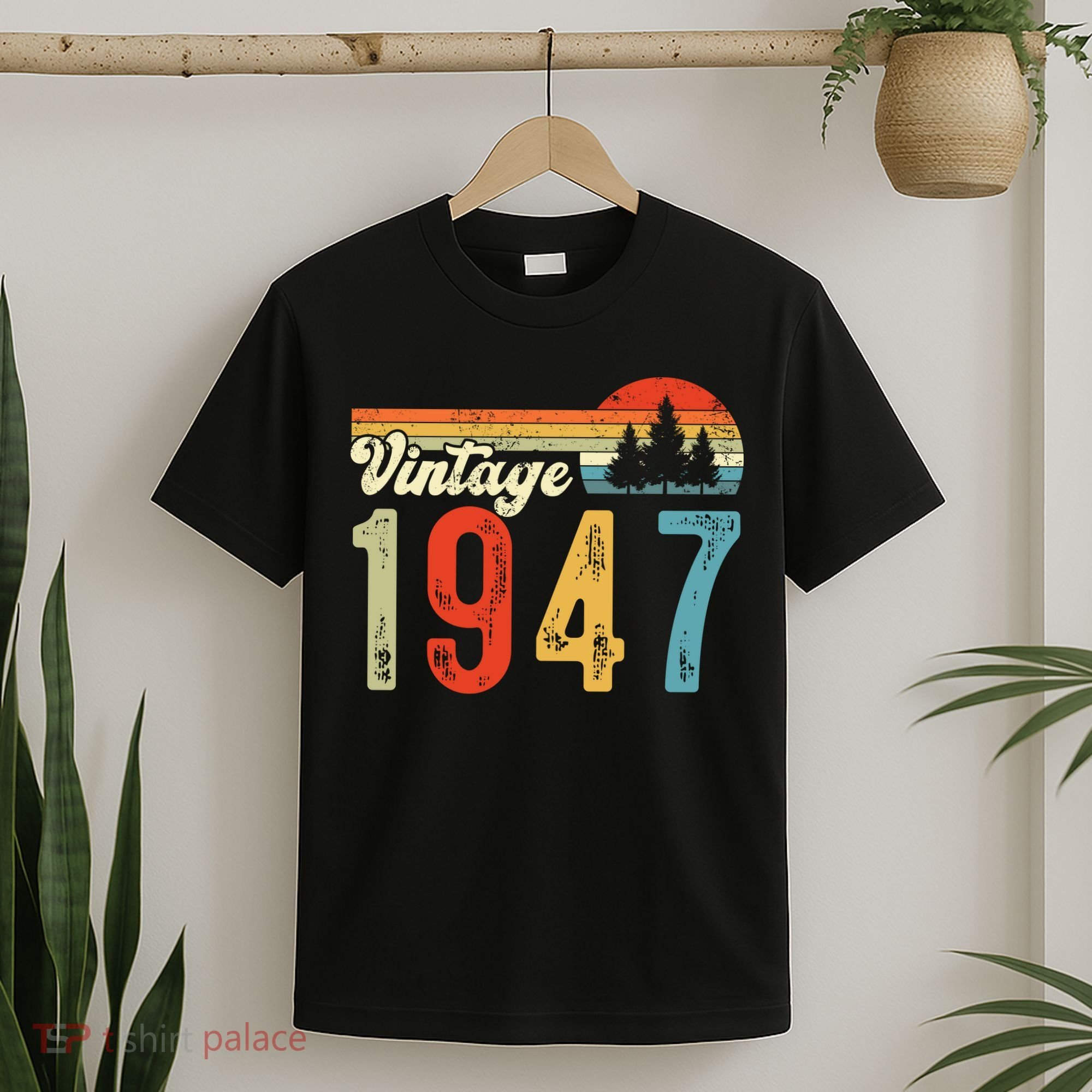Vintage Made In 1947 Birthday T-Shirt