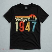 Vintage Made In 1947 Birthday T-Shirt thumb 5