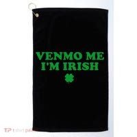 Venmo Me IM Irish Baby Gift Golf Towel thumb 0