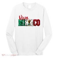 Viva Mexico Independence Day Long Sleeve Shirt thumb 0