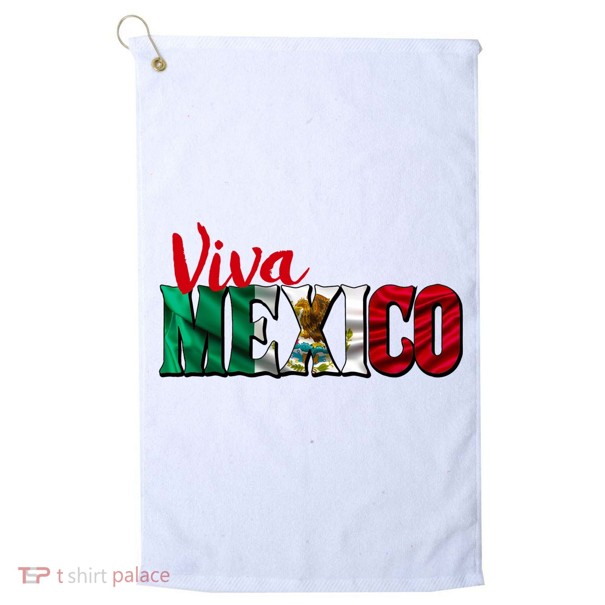 Viva Mexico Independence Day Golf Towel