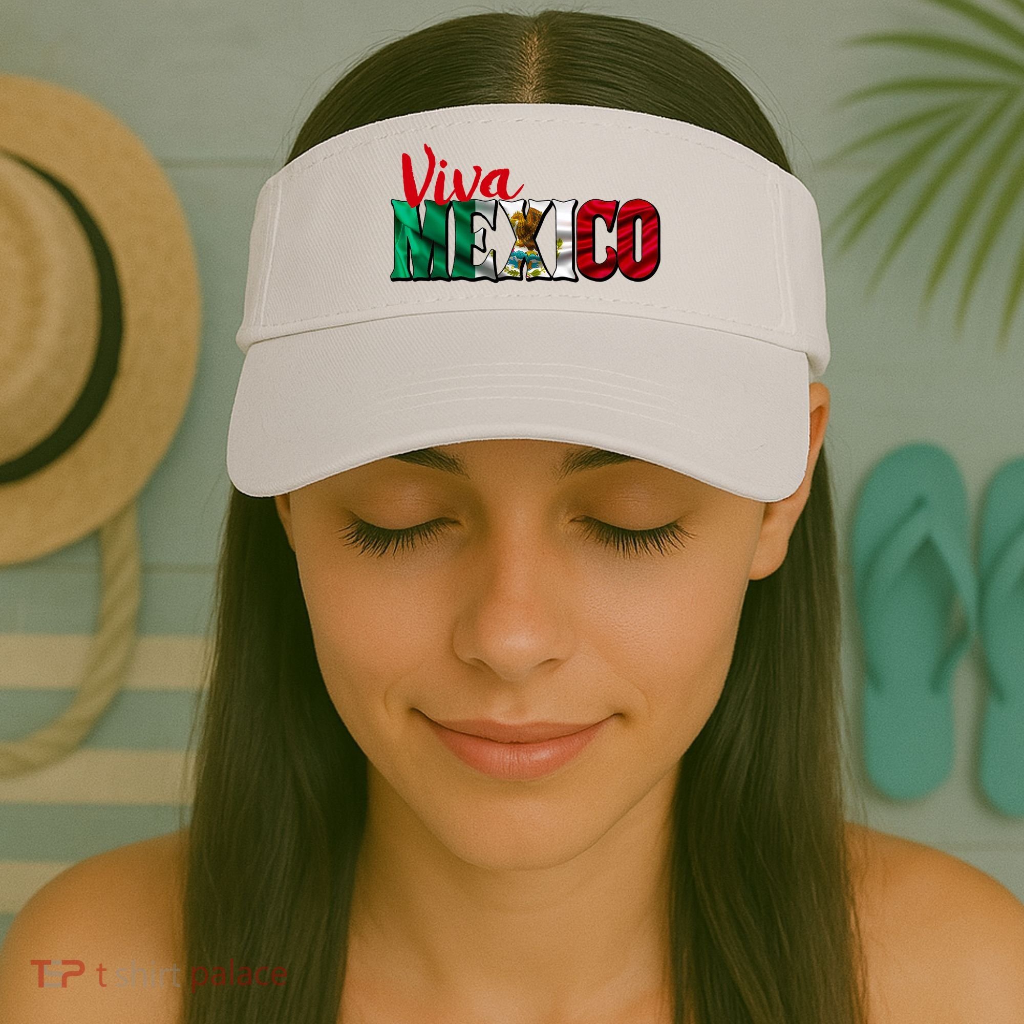 Viva Mexico Independence Day Visor