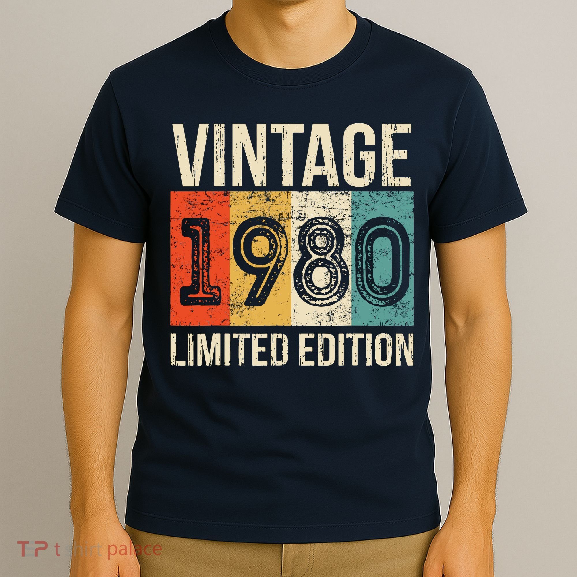 Vintage Made In 1980 Birthday T-Shirt