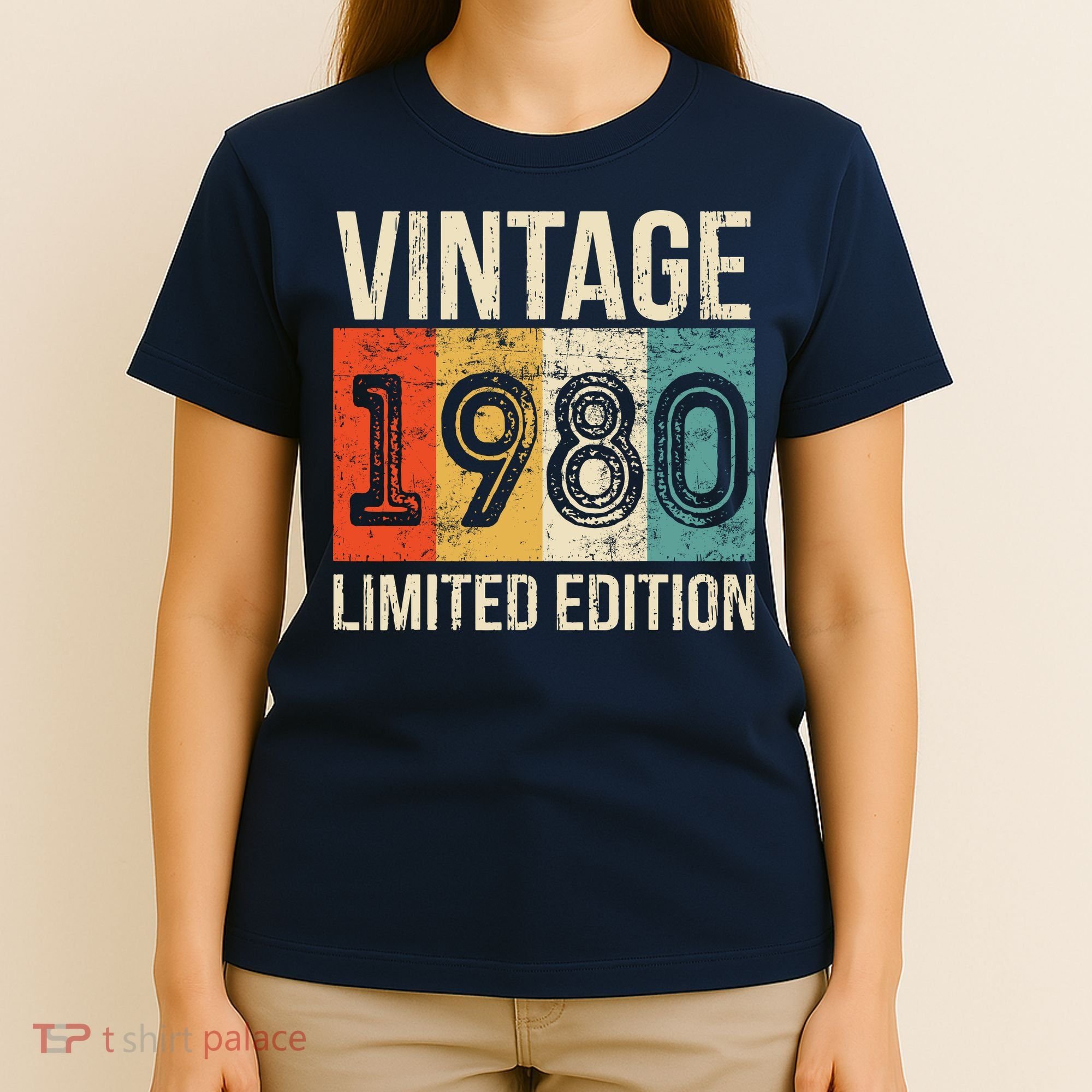 Vintage Made In 1980 Birthday T-Shirt