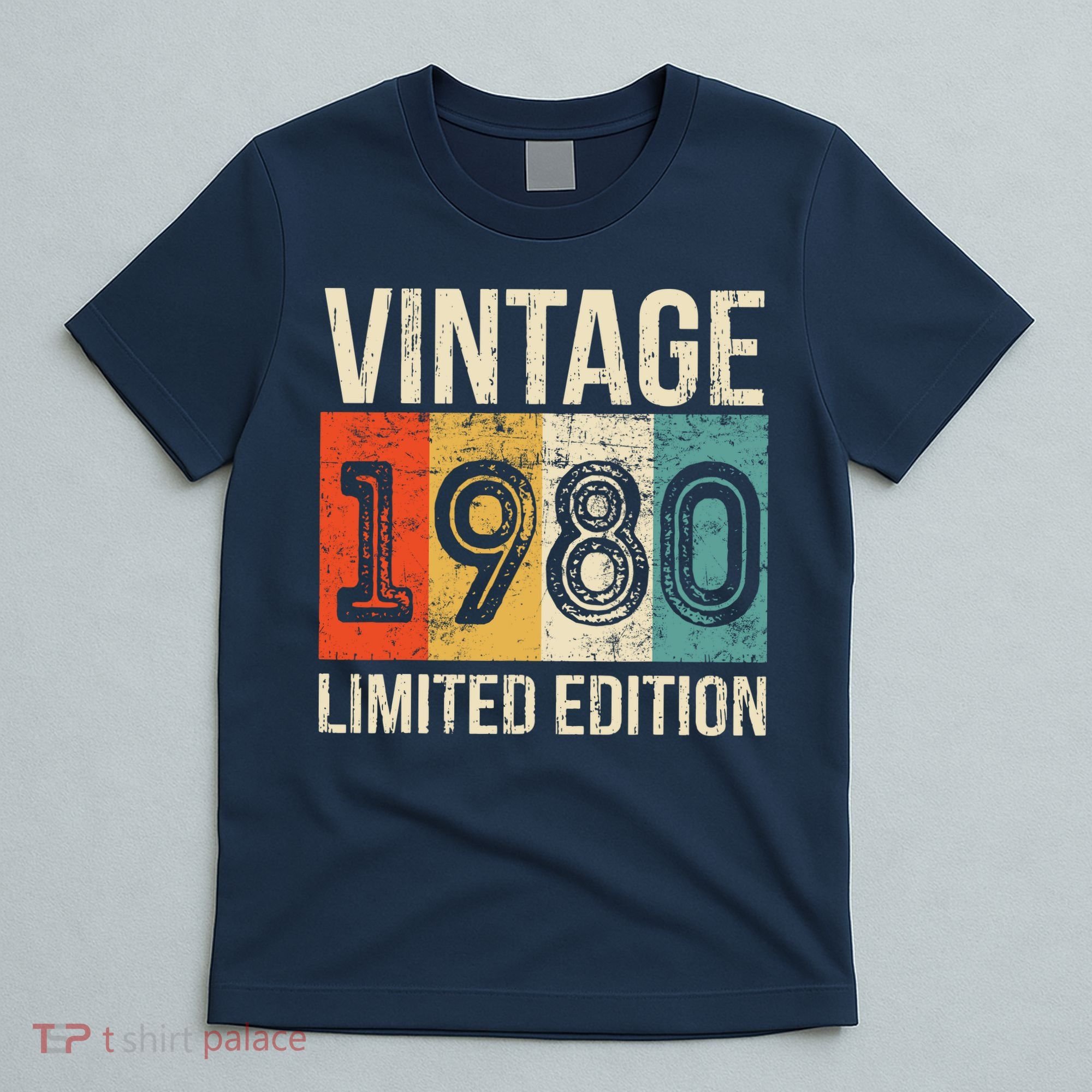 Vintage Made In 1980 Birthday T-Shirt