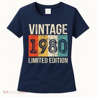 Vintage Made In 1980 Birthday Women's T-Shirt