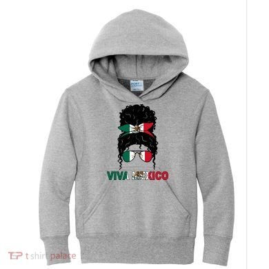 Viva Mexico Independence Day Hispanic Mexican Pride Kids Hoodie