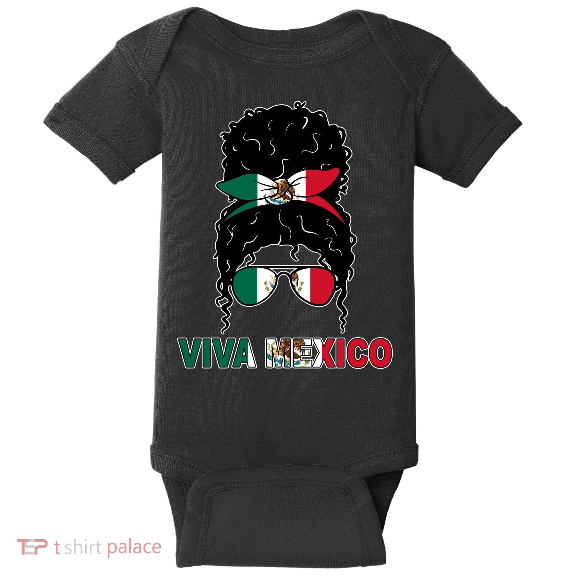 Viva Mexico Independence Day Hispanic Mexican Pride Baby Bodysuit
