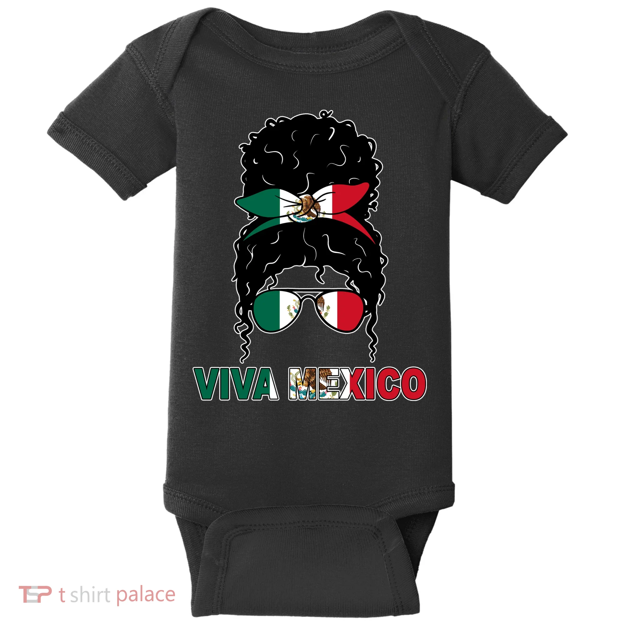 Viva Mexico Independence Day Hispanic Mexican Pride Baby Bodysuit