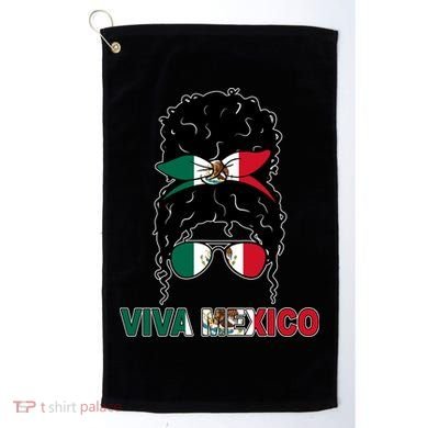Viva Mexico Independence Day Hispanic Mexican Pride Golf Towel