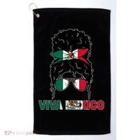 Viva Mexico Independence Day Hispanic Mexican Pride Golf Towel thumb 0
