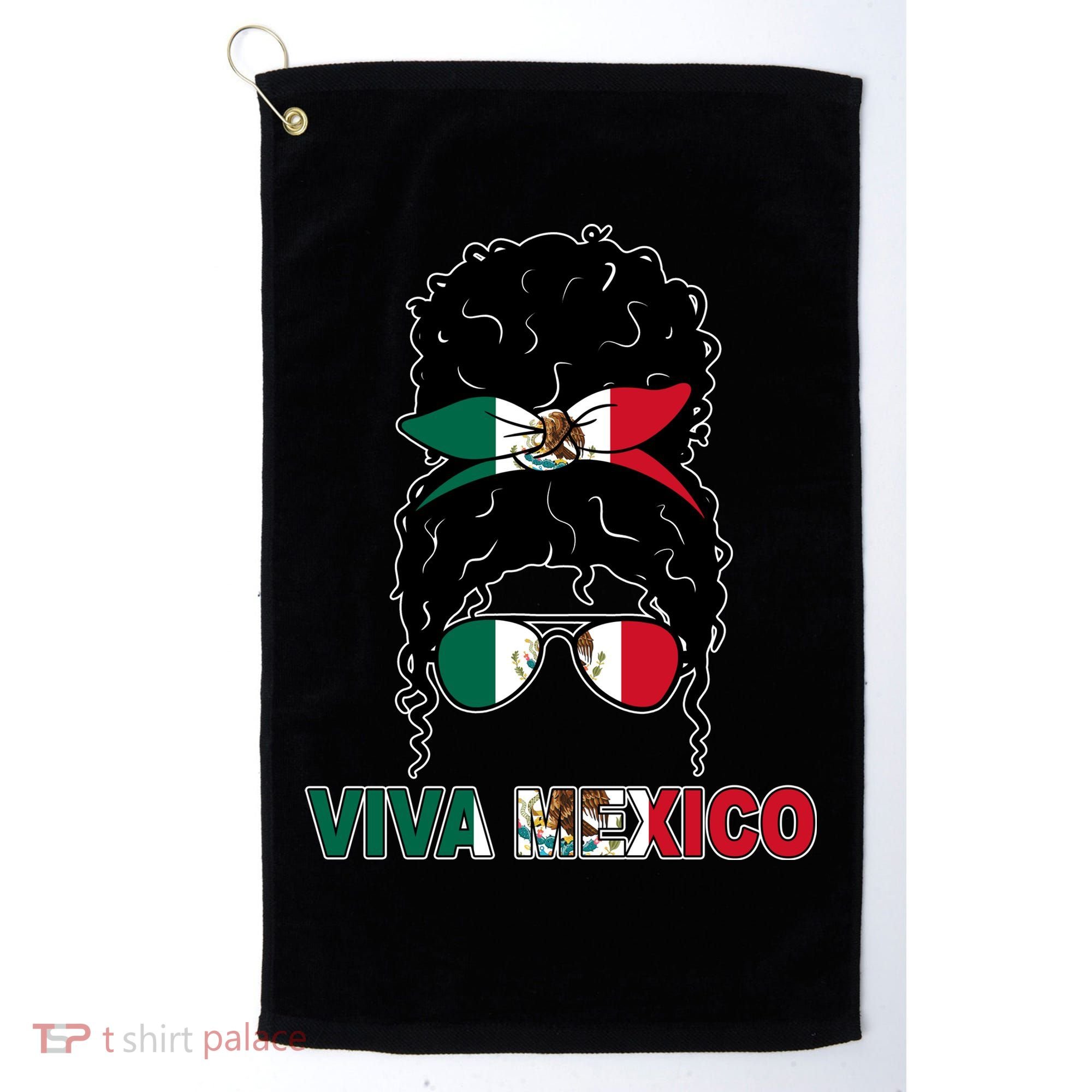 Viva Mexico Independence Day Hispanic Mexican Pride Golf Towel