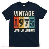 Vintage Made In 1975 Birthday T-Shirt thumb 0