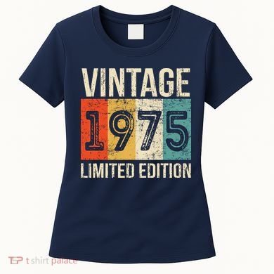 Vintage Made In 1975 Birthday Women's T-Shirt