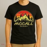 Vintage Mccall Idaho ID Mountains Hike Hiking Souvenir T-Shirt thumb 3