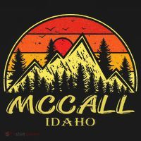 Vintage Mccall Idaho ID Mountains Hike Hiking Souvenir T-Shirt thumb 7