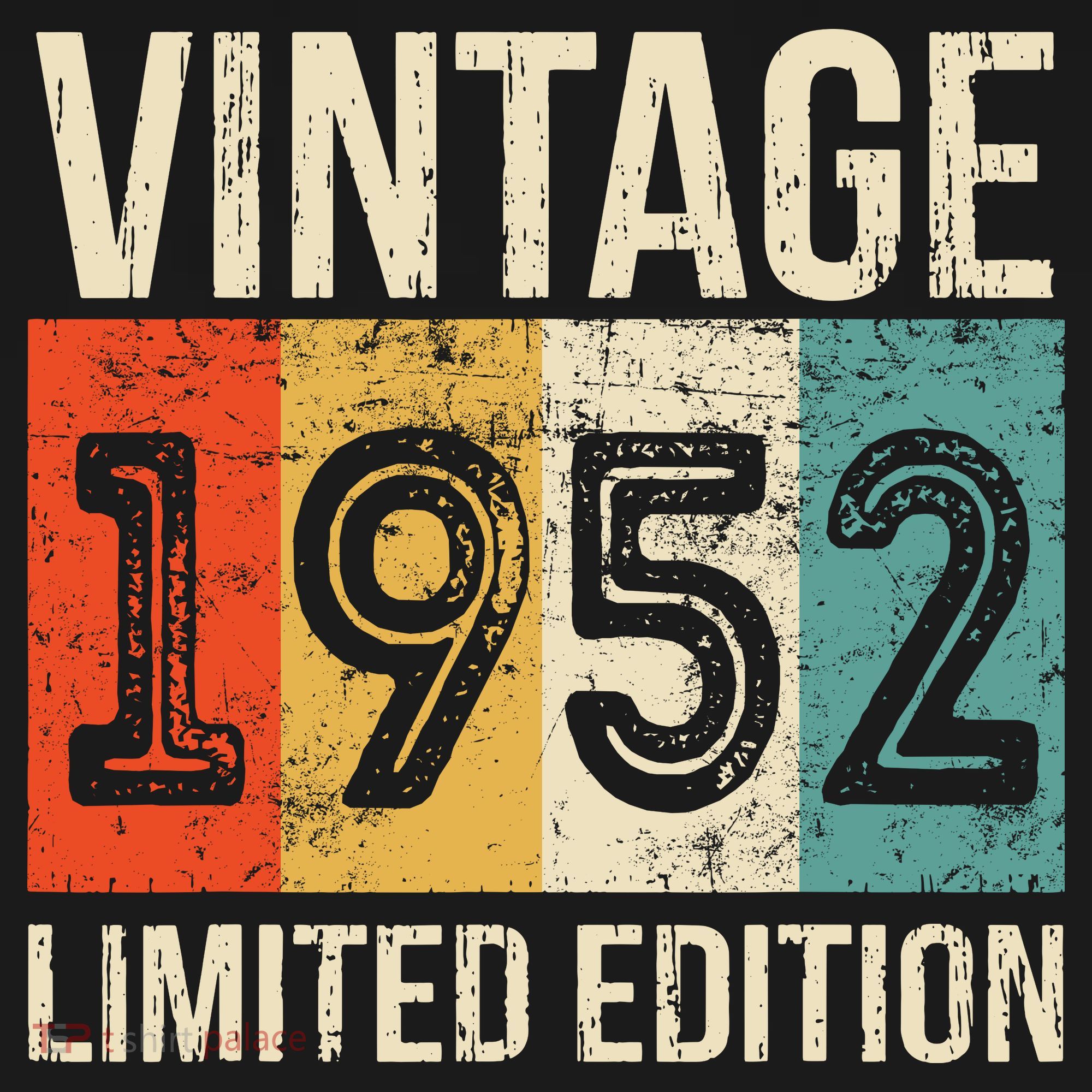 Vintage Made In 1952 Birthday T-Shirt
