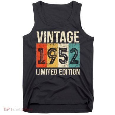 Vintage Made In 1952 Birthday Tank Top