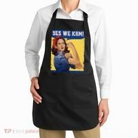 Vote Madam Kamala President Harris Yes We Kam Madam Harris Fun Apron thumb 2
