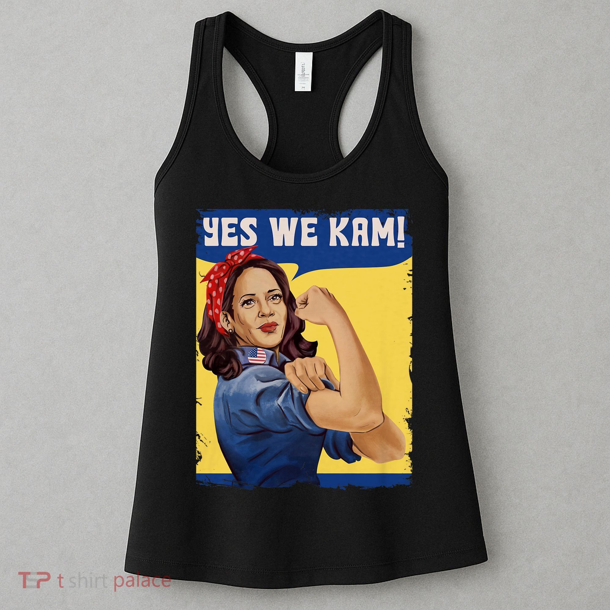 Vote Madam Kamala President Harris Yes We Kam Madam Harris Fun Women's Tank Top