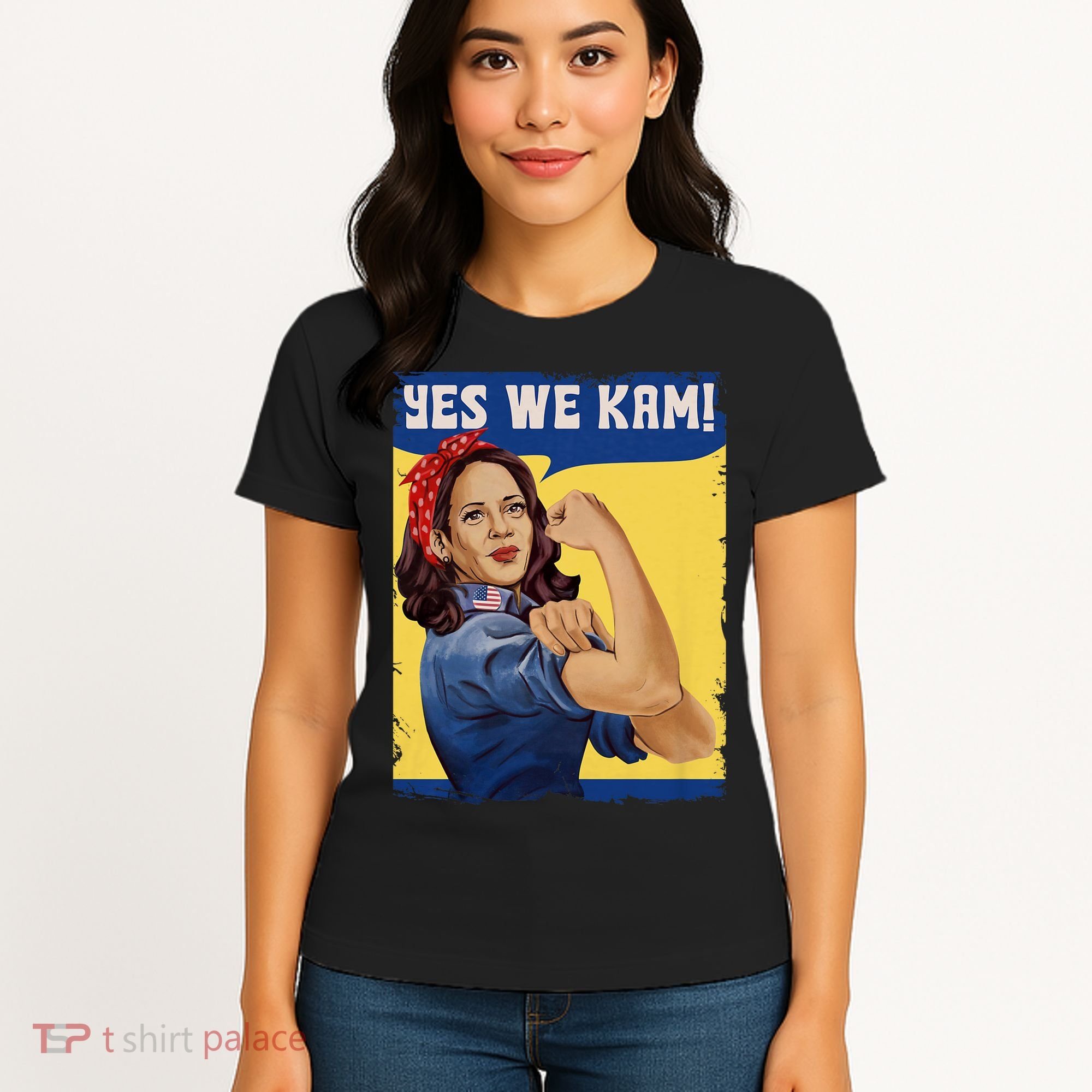 Vote Madam Kamala President Harris Yes We Kam Madam Harris Fun Women's T-Shirt