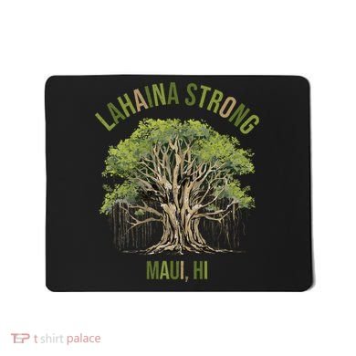 Vintage Maui Lahaina Hawaii Old Banyan Tree Strong For All Mousepad