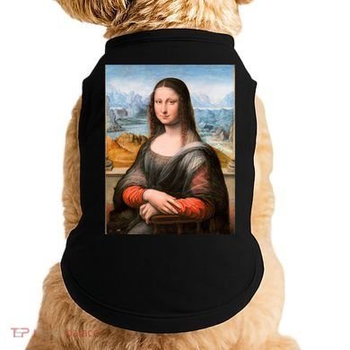 Vibrant Mona Lisa Doggie Tank