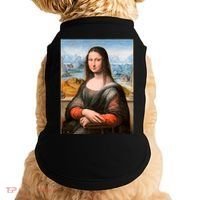 Vibrant Mona Lisa Doggie Tank thumb 0
