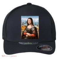 Vibrant Mona Lisa Flexfit Unipanel Trucker Cap thumb 0