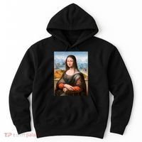 Vibrant Mona Lisa Hoodie thumb 0